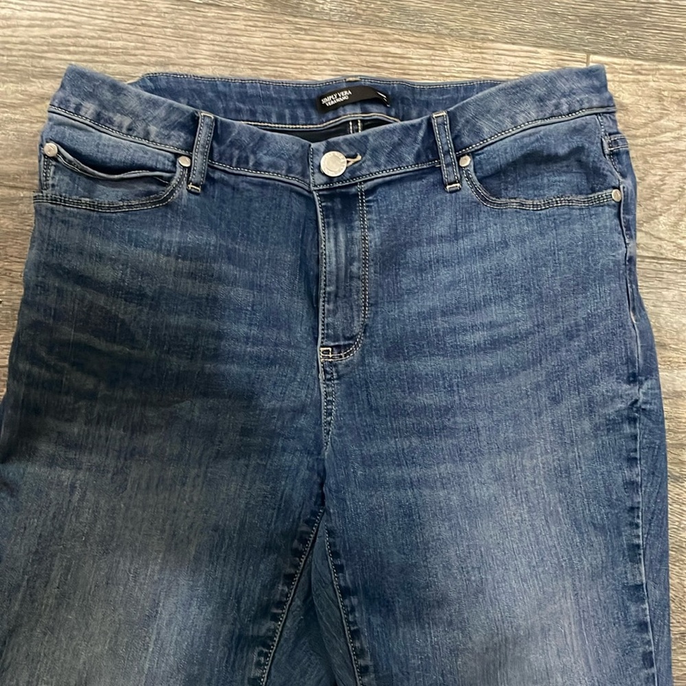 Simply Vera Vera Wang Power Stretch Core Skinny Jeans Size 14 Women